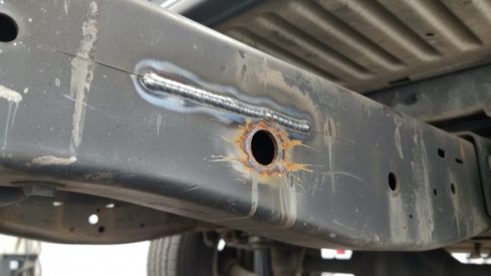 How much does a poorly chosen cut point matter if the weld itself looks clean?