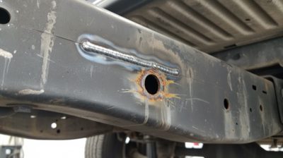 How much does a poorly chosen cut point matter if the weld itself looks clean?