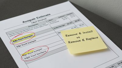 Collision techs: what's the most misleading line item in a repair invoice for non-experts?
