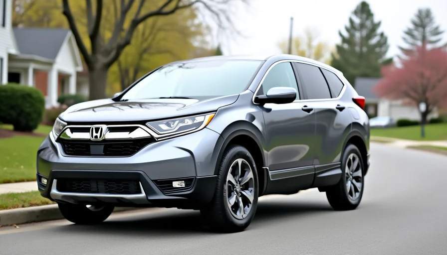 Opposite Side Unhit The Comparison Photo Most Owners Forget Honda CR-V driver side unhit even gaps straight pillars reference image for comparison