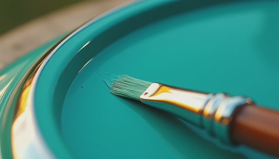 Visual context for how to paint over chrome plated plastic